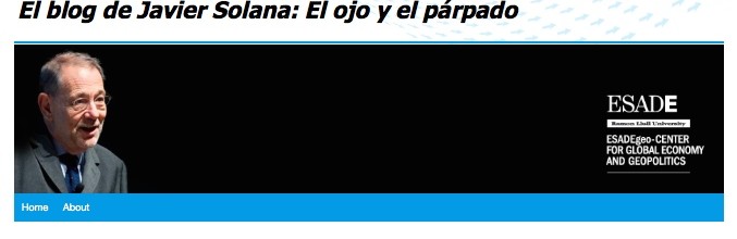 UNA DESPEDIDA ENTRAÑABLE: ARTÍCULO DE JAVIER SOLANA (3/7/2015)